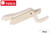 Single Point Locking Handle (Beige) (Hole spacing 3-5/16 inches)