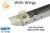 Window Sash Balances (Spring) (w Wings) (Lbs. 13-16) (Length: 24'')