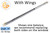 Window Sash Balances (Spring) (w Wings) (Lbs. 13-16) (Length: 24'')
