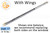 Window Sash Balances (Spring) (w Wings) (Lbs. 9-15) (Length: 27'')