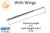 Window Sash Balances (Spring) (w Wings) (Lbs. 9-15) (Length: 27'')