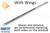 Window Sash Balances (Spring) (w Wings) (Lbs. 19-26) (Length: 27'')