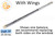 Window Sash Balances (Spring) (w Wings) (Lbs. 25-30) (Length: 30'')