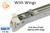 Window Sash Balances (Spring) (w Wings) (Lbs. 5-8) (Length: 21'')