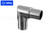 Round Profile Handrail 90-deg Square Corner Connection