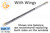 Window Sash Balances (Spring) (w Wings) (Lbs. 12-15) (Length: 21'')