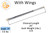 Window Sash Balances (Spring) (w Wings) (Lbs. 5-9) (Length: 24'')