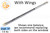 Window Sash Balances (Spring) (w Wings) (Lbs. 5-9) (Length: 24'')