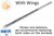 Window Sash Balances (Spring) (w Wings) (Lbs. xx) (Length: 24'')