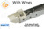 Window Sash Balances (Spring) (w Wings) (Length: 12'')