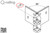 Square Line Corner Adjustable Fascia Mount Baluster Bracket (Outdoor)