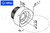 Spider Adapter for Round Baluster Posts (2'' Diameter)