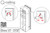 Easy Glass Blok Glass Adapter (Fascia Mount) (Glass 1/2'' - 27/32'') (Outdoor)