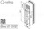 Easy Glass Blok Glass Adapter (Fascia Mount) (Glass 1/2'' - 27/32'') (Outdoor)