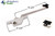 Single Arm Casement Window Operator w Shoe (Truth Hardware 'Pivot Shoe' 23.04) (Rear Mount) (9-1/2" Arm) (Left Hand)