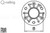 Flanges for Baluster Post (1-1/2" - 38.1mm) Diameter 4-1/8"