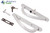 Patio Door Handle Set (Signature) (Lock Offset) (White)
