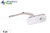 Split Arm Casement Window Operator (Truth Hardware 'Ellipse Dyad' 59.05) (4" Arm) (Right) (White)