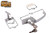 Push button Lock - Keyed (Silver)