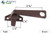Cam Handle (Offset Base) (Pole Operated) (Truth Hardware 25.70) (Bronze) (Right)