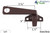 Cam Handle (Offset Base) (Pole Operated) (Truth Hardware 25.70) (Bronze) (Left)