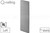 Easy Glass Slim Fascia Mount (Left Hand) (Stairs End Cap) For Use Without Cladding
