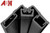 Continuous Geared Hinge (Full Surface Mount) (Black) (Heavy Duty) (Length 83'')