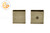 Glass to Wall Clip (Square Edge) (Brushed Bronze)