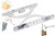 Patio Door Handle (3-15/16" Hole Spacing) (Keyed) (White)