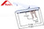 Roto Multi-Point  Lock Handle  (1-1/2" Long Fork) (Bright White)