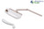Split Arm Casement Window Operator with Handle (Replaces Maxim Dyad 50.50) (Left) (White)