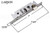 Storm Door Latch (Mortise Style) (Larson) (Brushed Nickel)