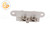 Sliding Window Tandem Roller Low Profile (1/2" Height) (Wheels: Chrome) (2-5/16'' Length)