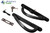 Patio Door Handle Set (Signature) (Lock Offset) (Black)