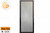Do-It-Yourself Sliding Screen Door Kit (Heavy Duty w/ Lock) (28-1/8 to 37-3/8 x 90'') (Brown)