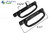 Patio Door Handle Offset Latch (4'' Hole Spacing) (8-1/2'' Length) (Black)