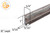 Astragal With Weather Stripping (Bronze) (82" Length)