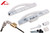 Patio Door Handle w Key (Roto) (White)
