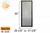 Do-It-Yourself Sliding Screen Door Kit (Heavy Duty w/ Lock) (28-1/8 to 37-3/8 x 90'') (Black)