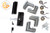 Do-It-Yourself Sliding Screen Door Kit (Heavy Duty w/ Lock) (28-1/8 to 37-3/8 x 90'') (Black)