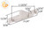 Night Latch (White) (2-1/4" Length)