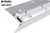 Continuous Geared Hinge (Half Surface Mount) (Aluminum) (Standard) (Length 83'')
