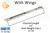 Window Sash Balances (Spring) (w Wings) (Lbs. 17-22) (Length: 15'')