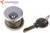 Commercial Door Cylinder w/ Key (Kawneer) (Aluminum)