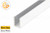 High-profile U-channel for 3/8" (10mm) Glass (Gloss White)