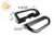 Sliding Glass Door Handle Set (Black) (6-9/16" Hole Spacing)