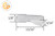 Screen Clip Flush Plastic (White)