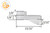 Screen Clip 1/8" Plastic (White)