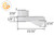Screen Clip 3/16" Plastic (White)