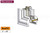 NovaPVC Doorglass Frame Insert (9" x 66")